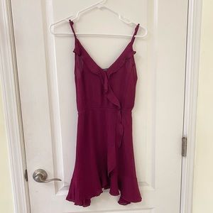 Wine/hot pink dress small women's juniors. Perfect for summer!